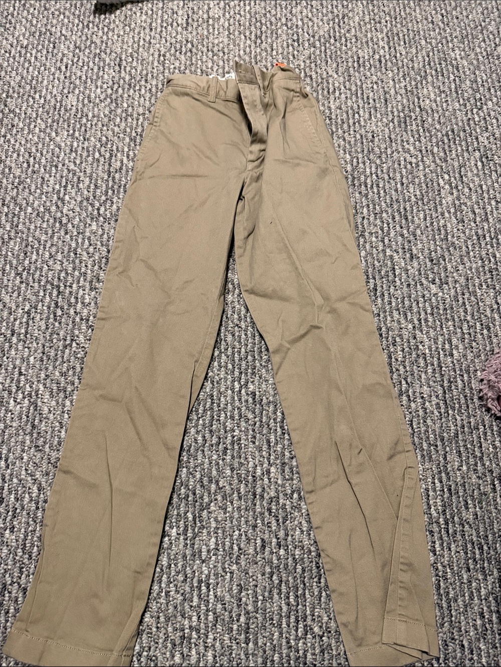 Crewcuts Boys' Slim Khaki Chinos - Olive Tan